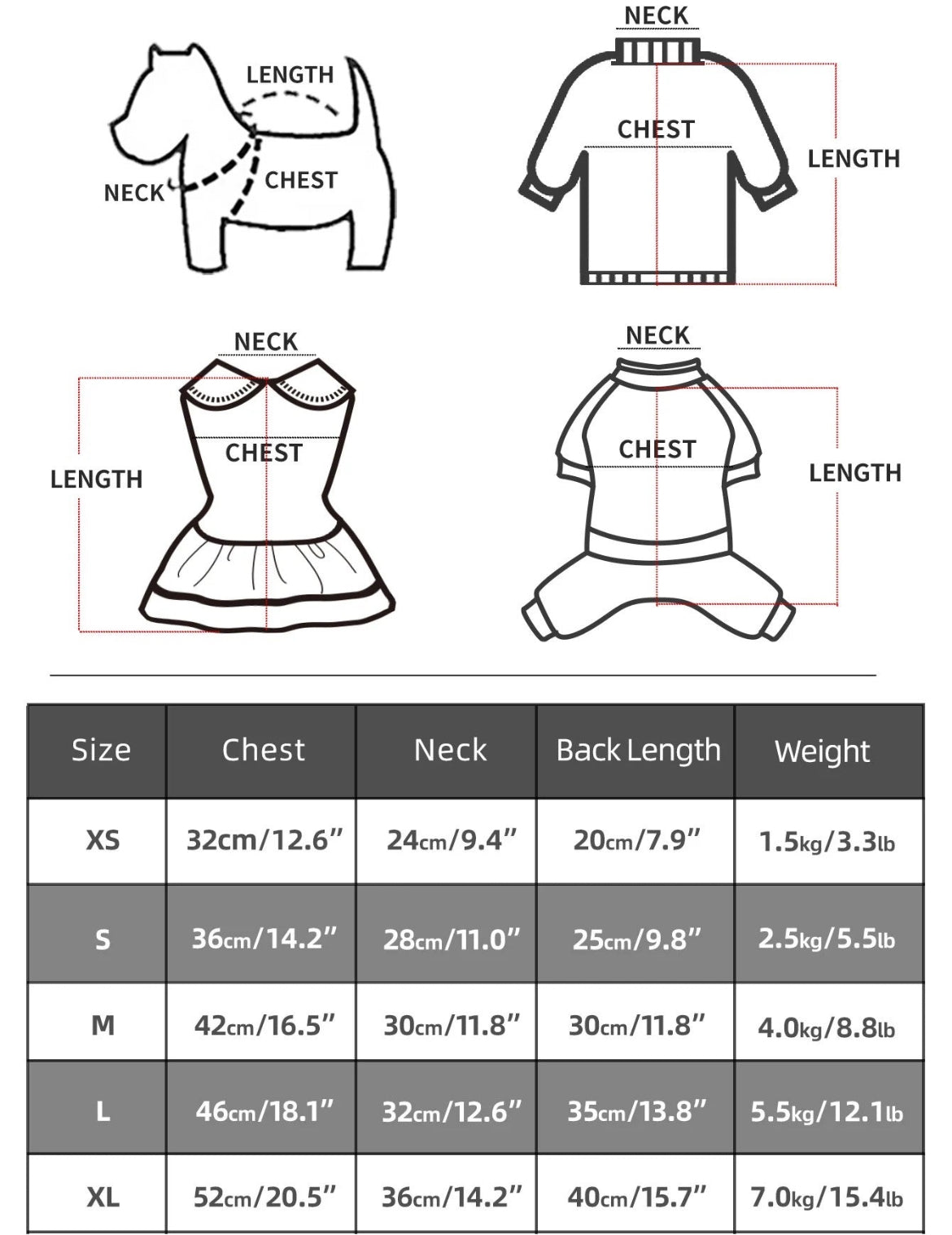 Gigi Dog Dress | Structured Dog Outfit