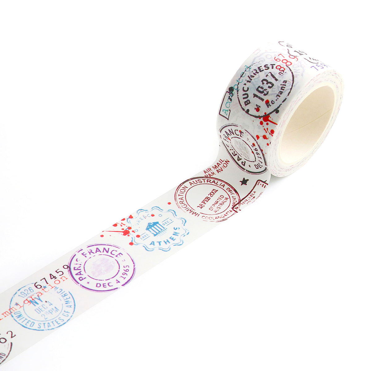 AALL et Create Washi Tape #14 - Timbres de passeport