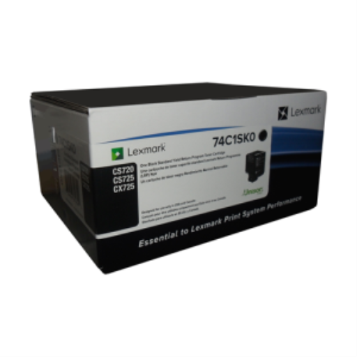 Cartouche de toner noir Lexmark CS720, CS/CX725 programme de retour 7K