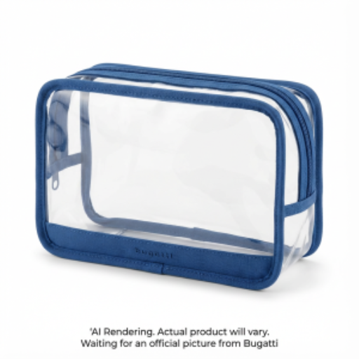 Trousse de Toilette Transparente Downtown Essentials TAC2634BU-BLEU