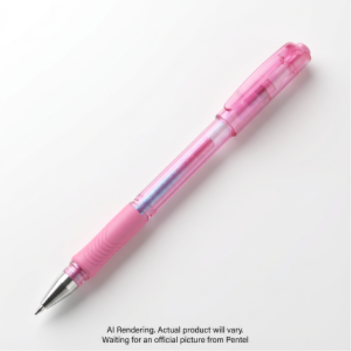 Krazy Pop Iridescent Gel Pen, (1.0mm) Pink + Metallic Blue