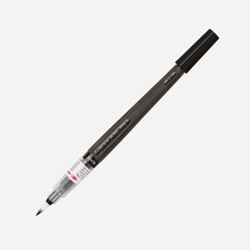 Pentel Arts Colour Brush 1PC Pack, Black Ink