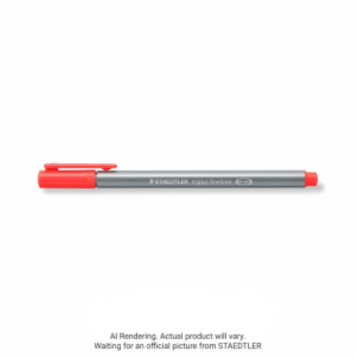 Feutre fin triplus 0,3 mm rouge fluo