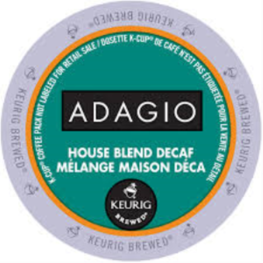 CAFÉ – TASSES K ADAGIO MÉLANGE MAISON, DÉCAFÉINÉ, TORRÉFACTION MOYENNE 24/BOÎTE