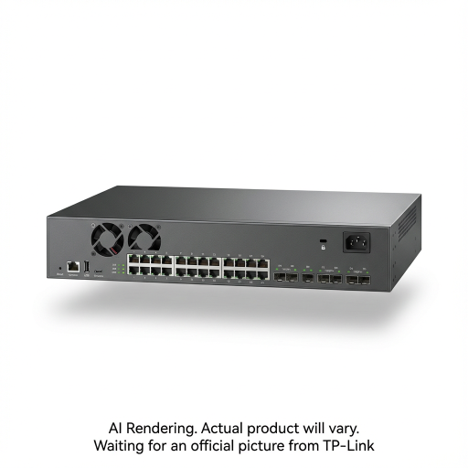 Switch manageable Omada 24 ports 10GBASE-T L2+ avec 8 emplacements SFP+ 10GE