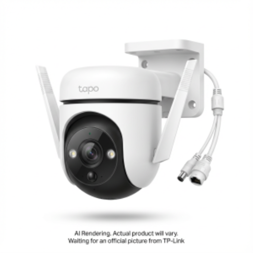 Caméra de sécurité Wi-Fi d'extérieur panoramique/inclinable