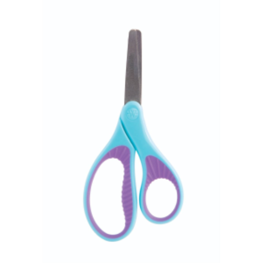 5? Antimicrobial Hard Handle Blunt Kids Scissors/Ciseaux à bouts ronds avec protection antimicrobienne, poignée dure pour enfants, 5 po