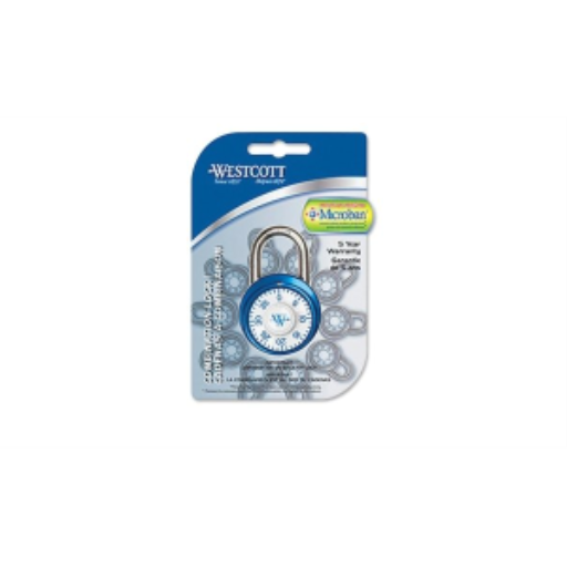 Combination Lock with Antimicrobial Protection - 2 Colours, 48mm/ 1-7/8” /
Cadenas à combinaison antimicrobien, 2 couleurs, 48mm/1-7/8 po