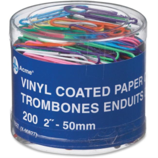 2" – 50mm - 200 per Tub - Assorted Colours /
2 po – 50mm, couleurs assorties - 200 par bacs