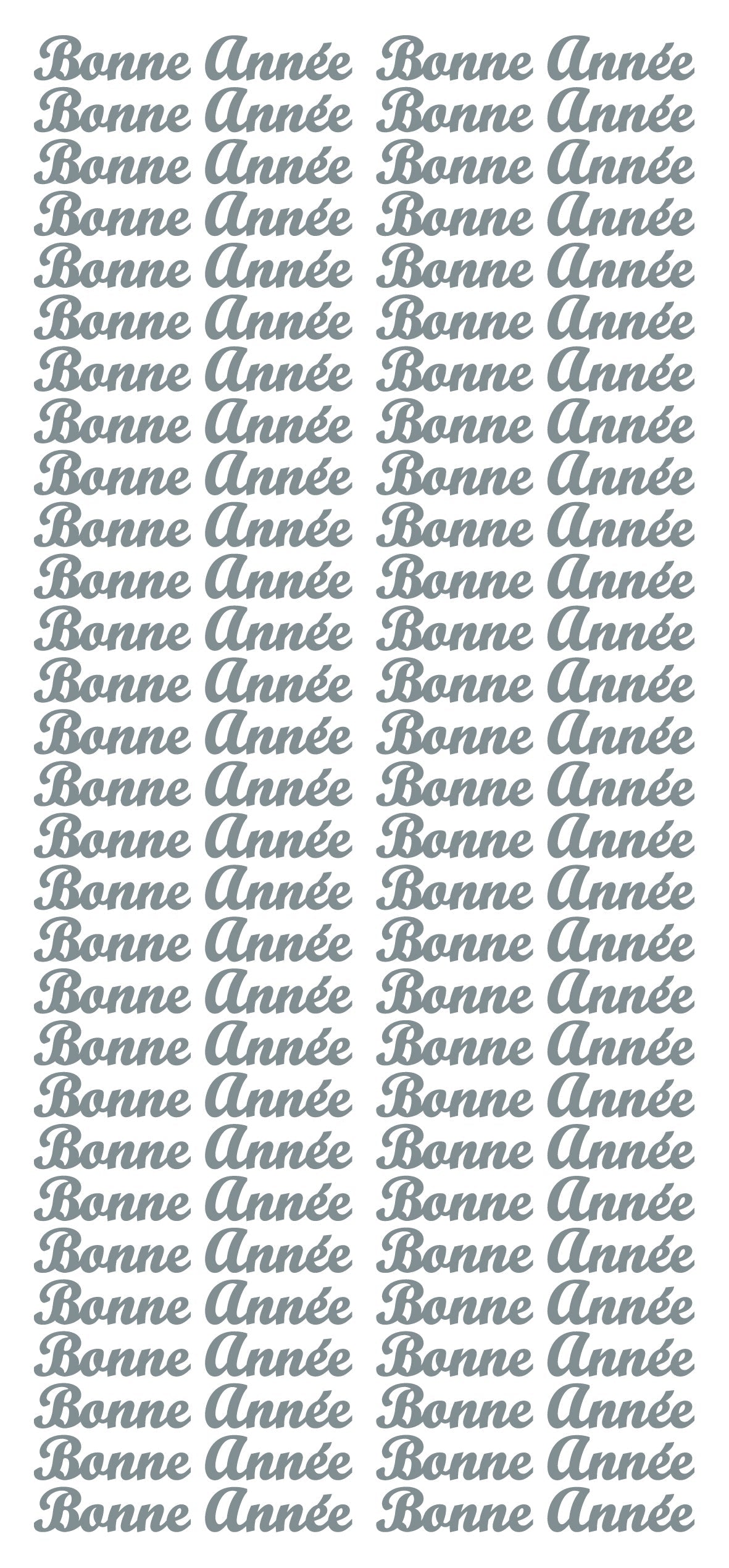 Autocollants à décoller - Bonne Année