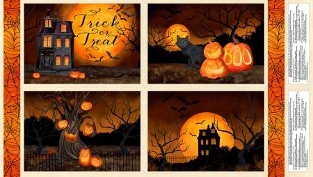 Haunted Night Placemat Panel - Danielle Leone - Wilmington Prints