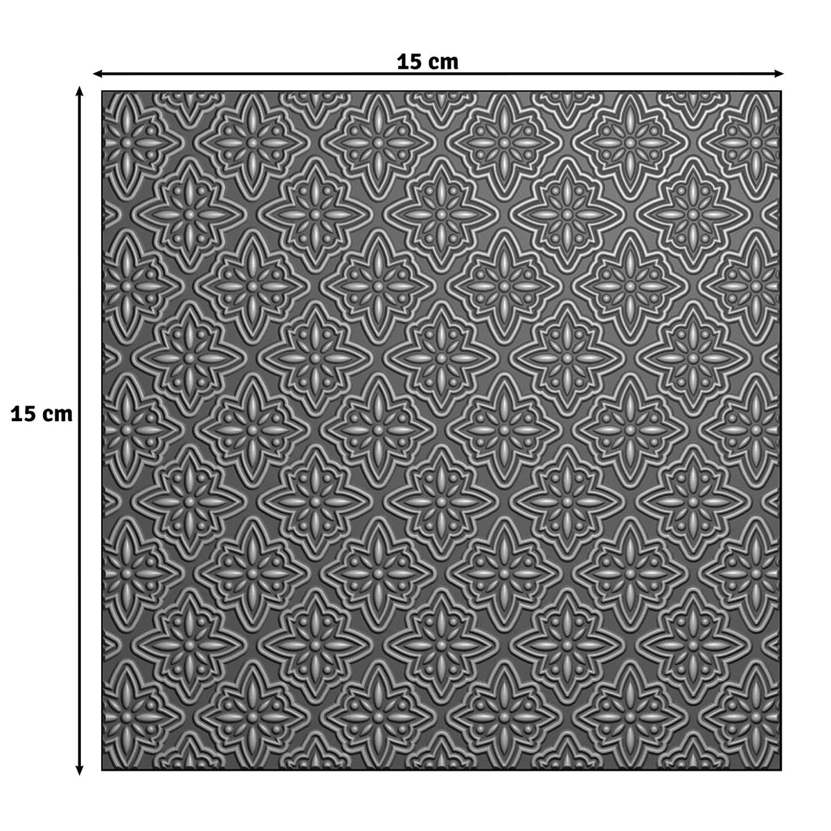 Vaessen Creative • 3D Embossing Folder Christmas Star 15x15cm