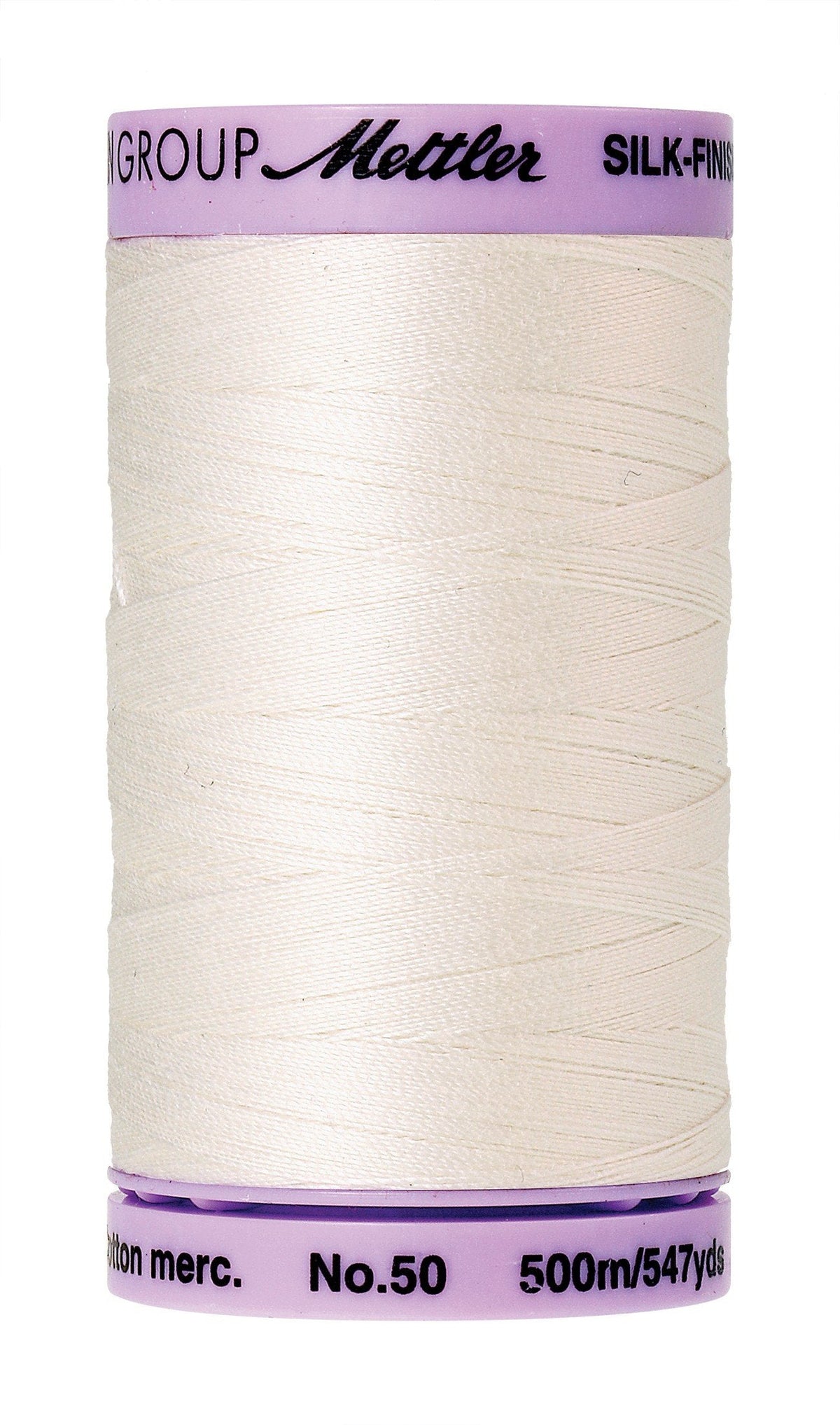 Mettler Fil de coton uni 50wt Silk-Finish 547 yd/500 m Candlewick