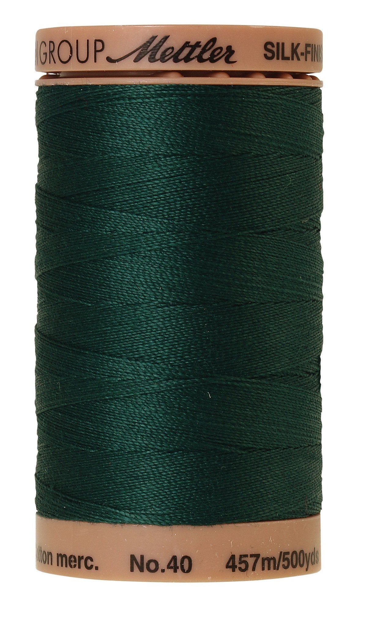 Mettler Silk-Finish 40wt Solid Cotton Thread 500yd/457M Swamp
