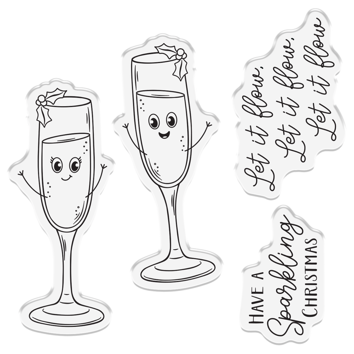 Crafter’s Companion Photopolymer Stamp - Have a Sparkling Christmas