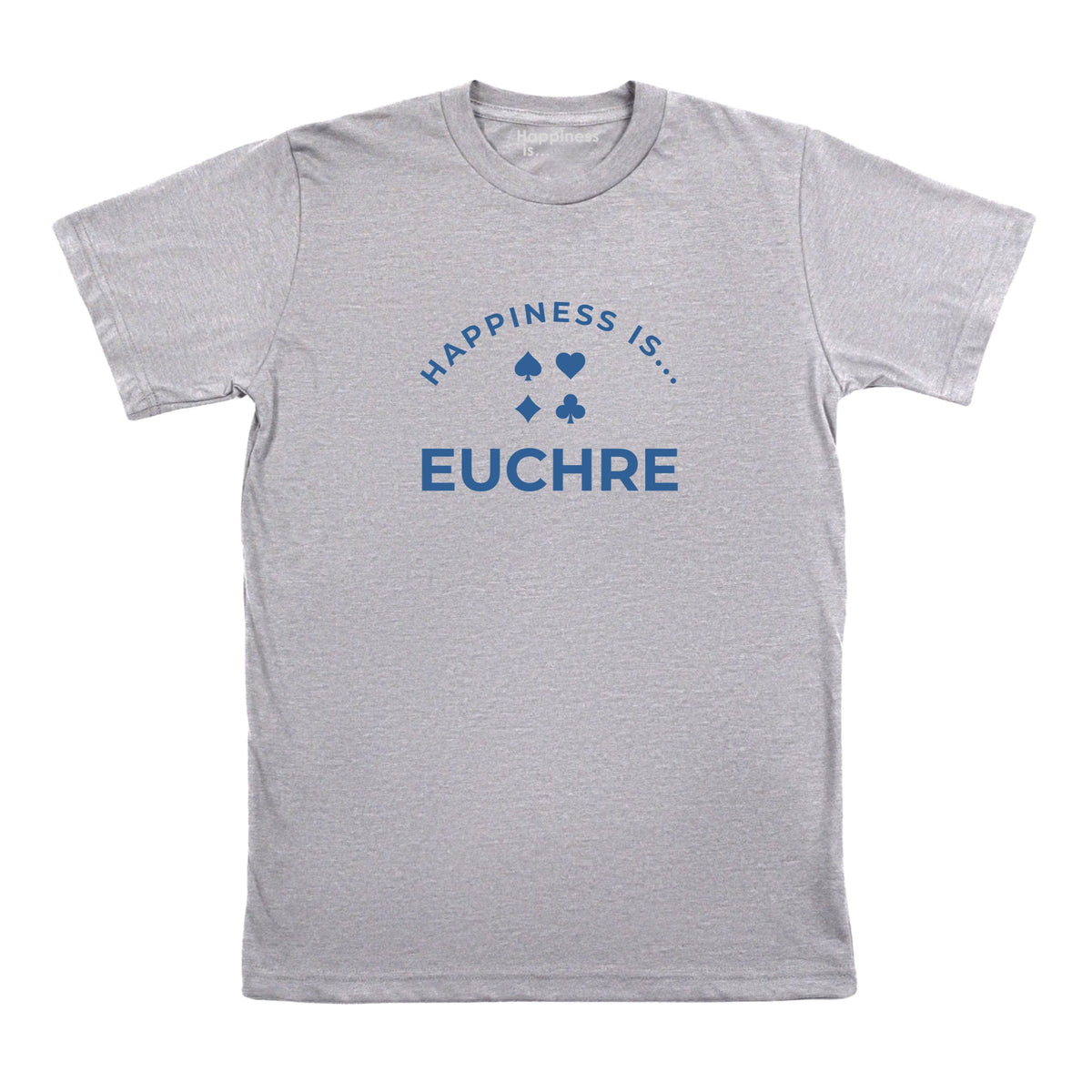 Men's Euchre T-shirt, Heather Grey