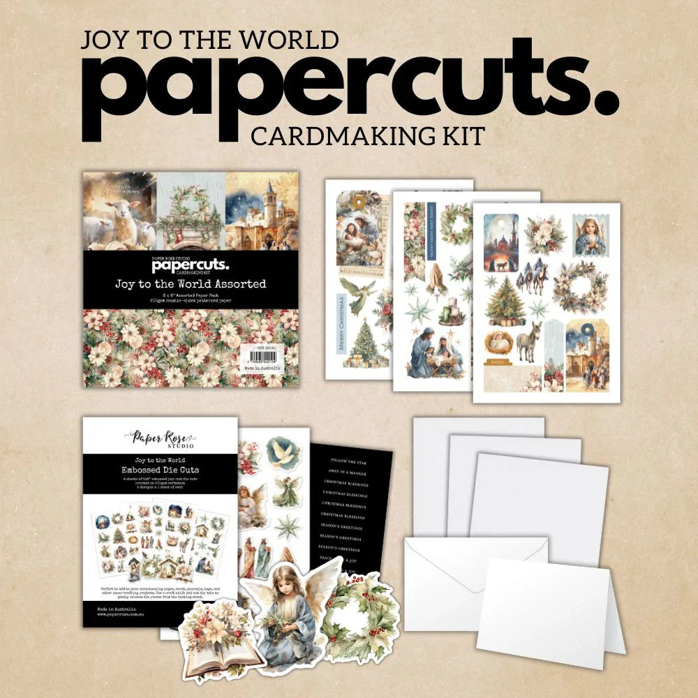 Kit de carterie Joy to the World Papercuts 35530
