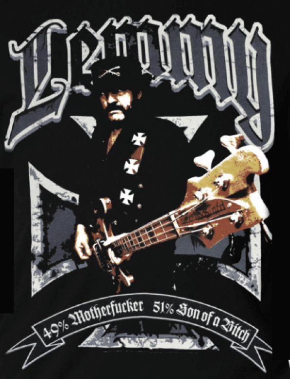 Lemmy Iron Cross Black T-Shirt
