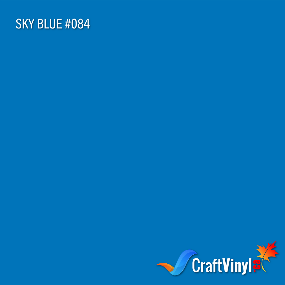 Oracal 651 Glossy Sky Blue #084 12''x5ft