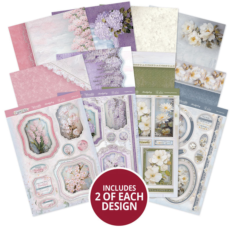 Collection de luxe toppers Pétales peints