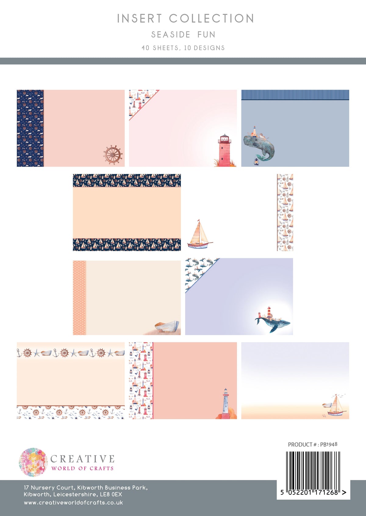 Collection d'inserts « Plaisirs balnéaires » The Paper Boutique