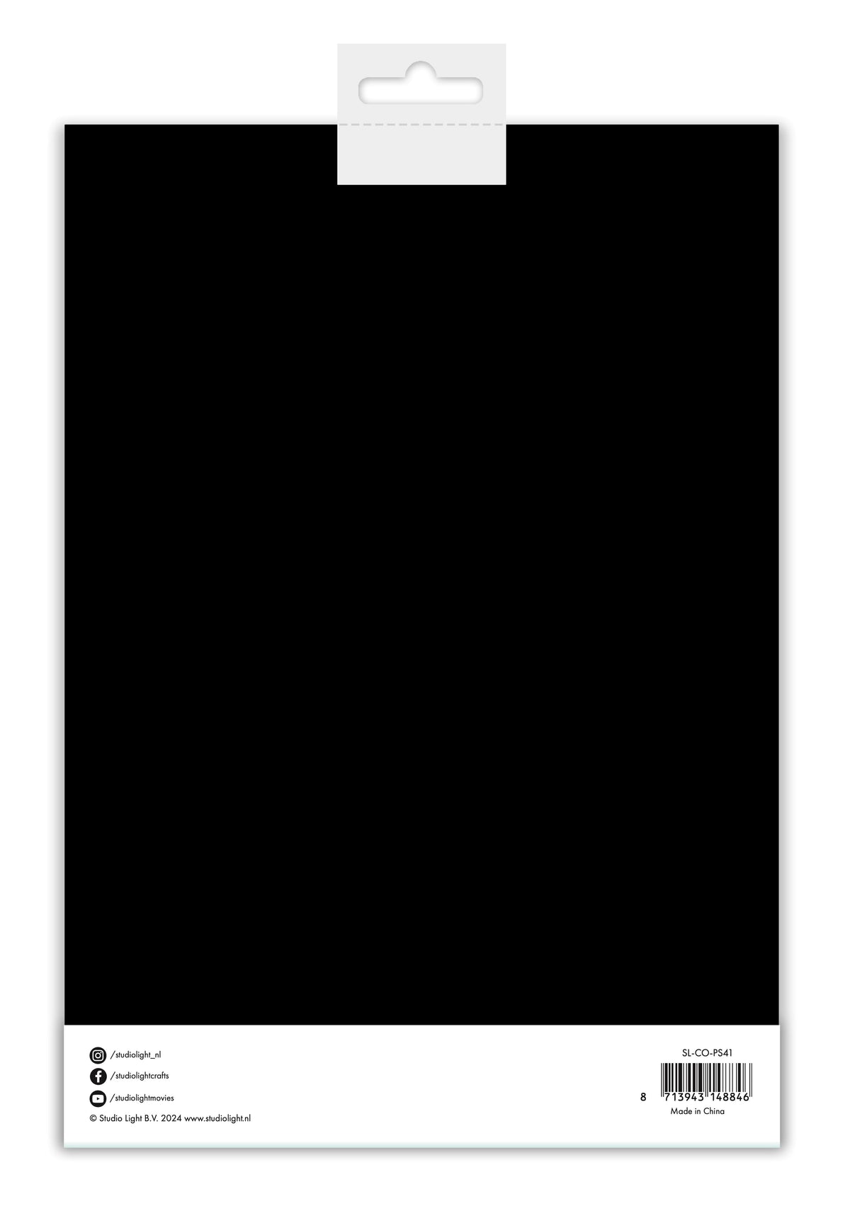 SL Papier Set Consommables Papier cartonné noir 250 g/m² 10 FEUILLES