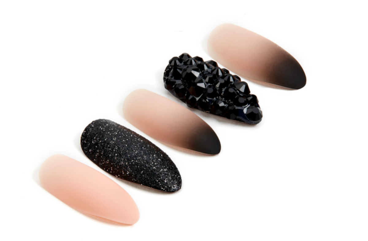 Ardell Nail Addict Noir Clouté & Ombré - Premium