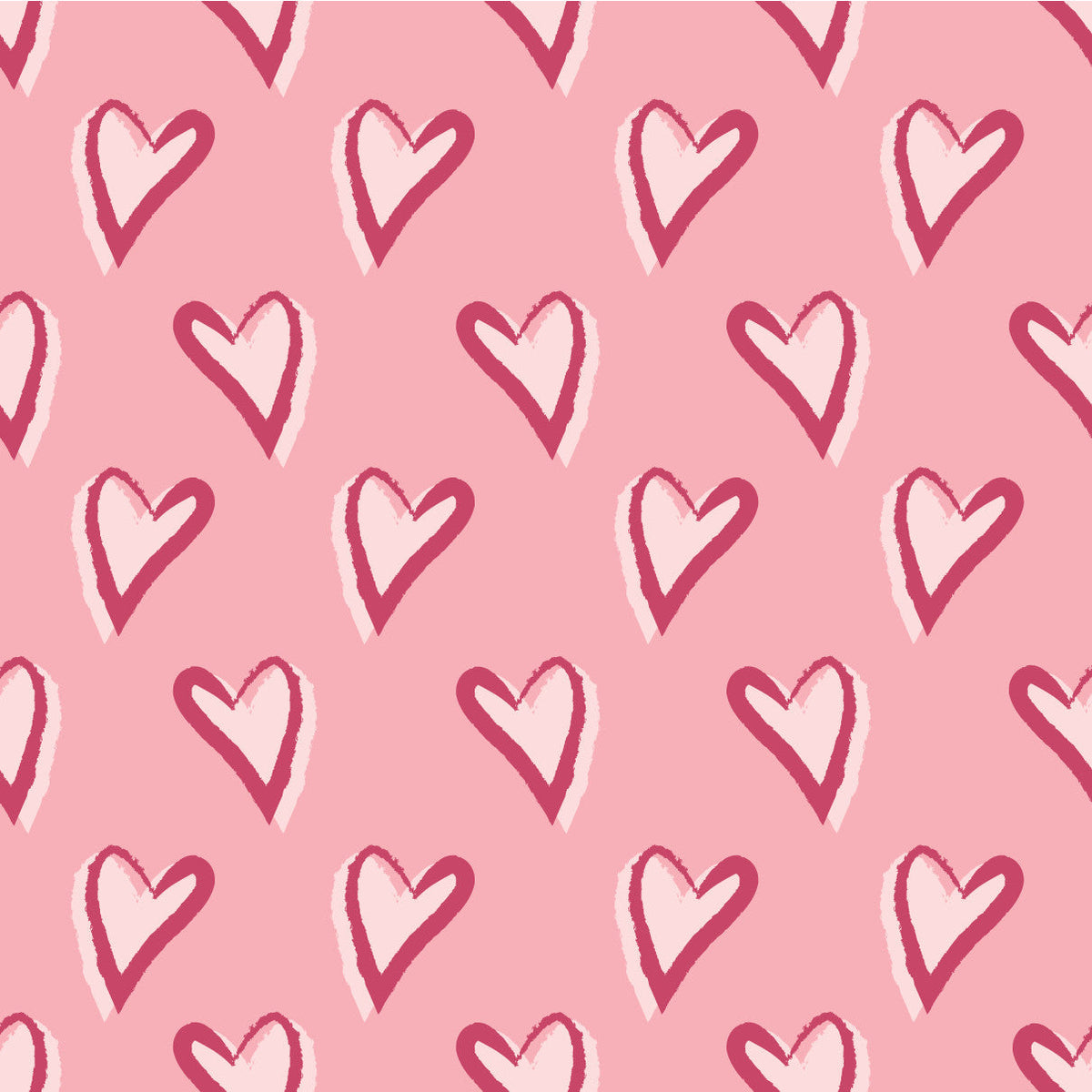 Bordure de cœurs Saint-Valentin en vinyle thermocollant #1