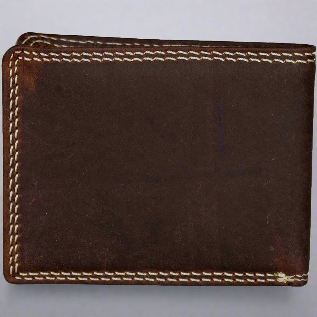 Portefeuille en cuir à deux volets pour hommes Viceroy