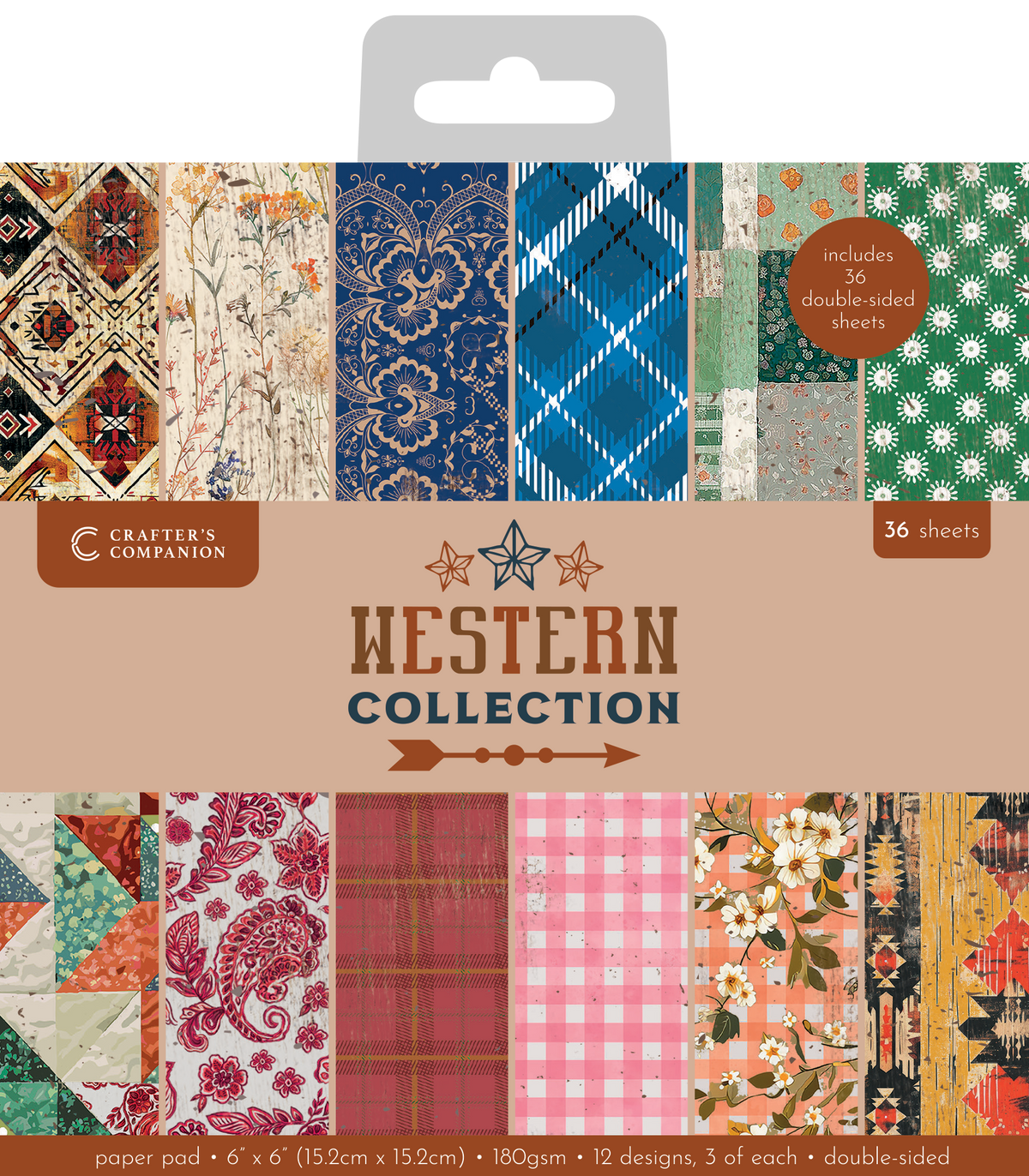 Western Collection 6”x6” Paper Pad
