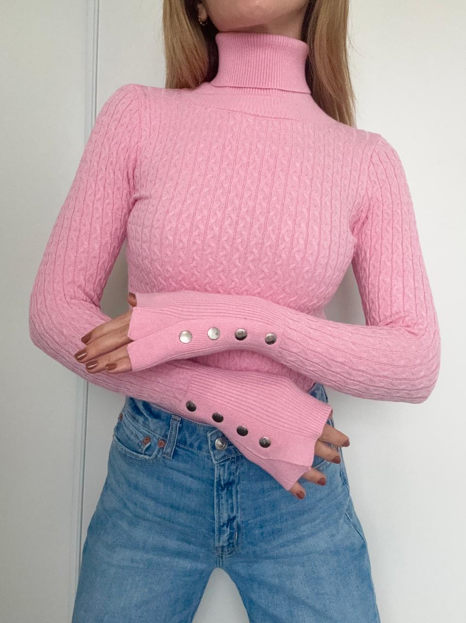 Pull à col roulé