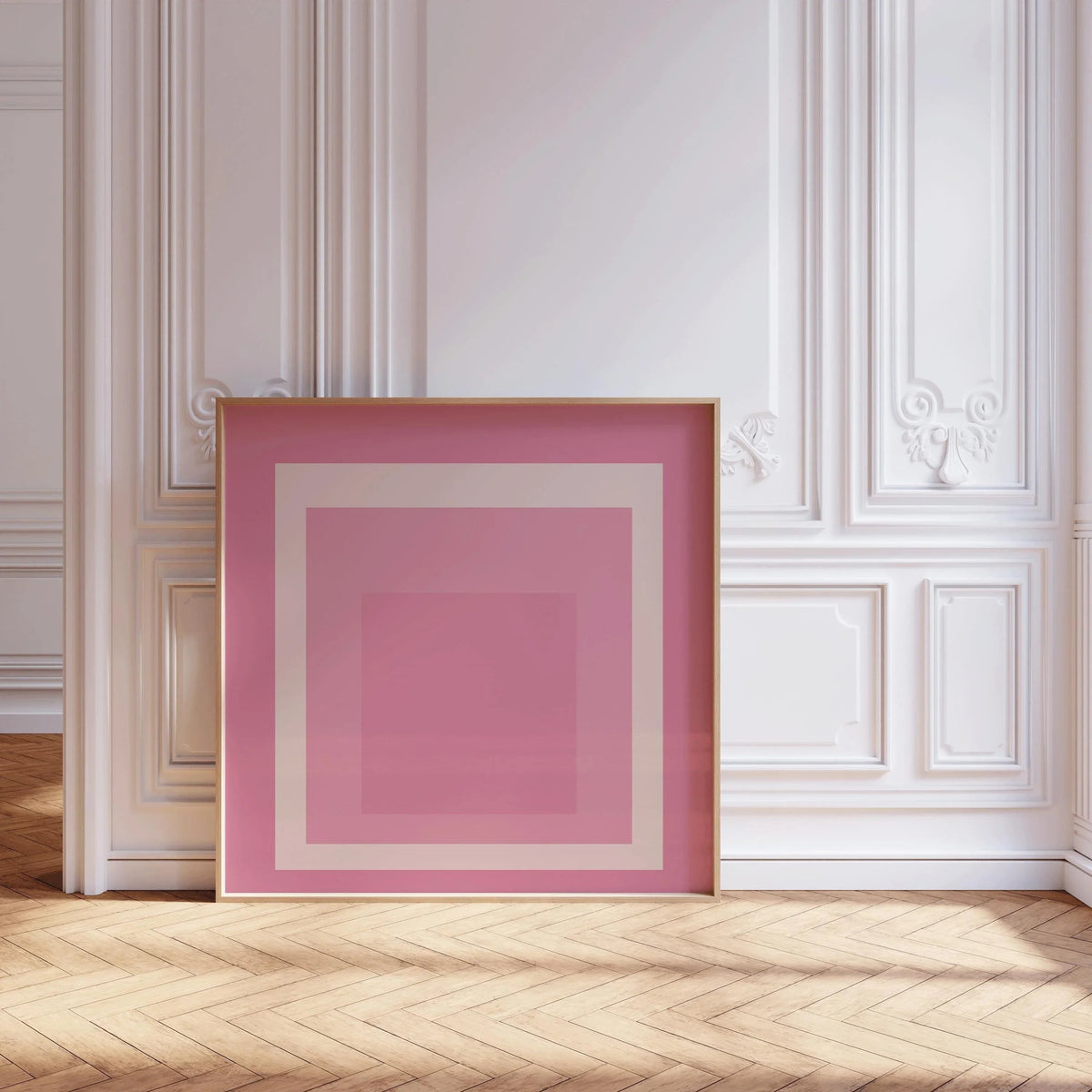 Josef Albers Inspired - Margot - 'Homage to the Square' Giclee Print: Mid-Century Modern Art