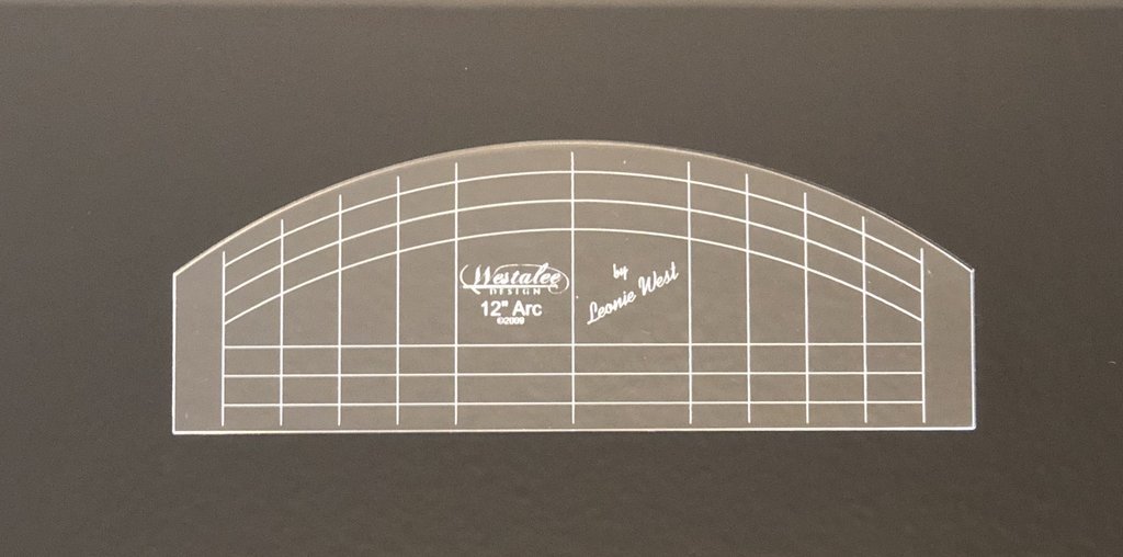 Westalee by Sew Steady - 12" Arc Template