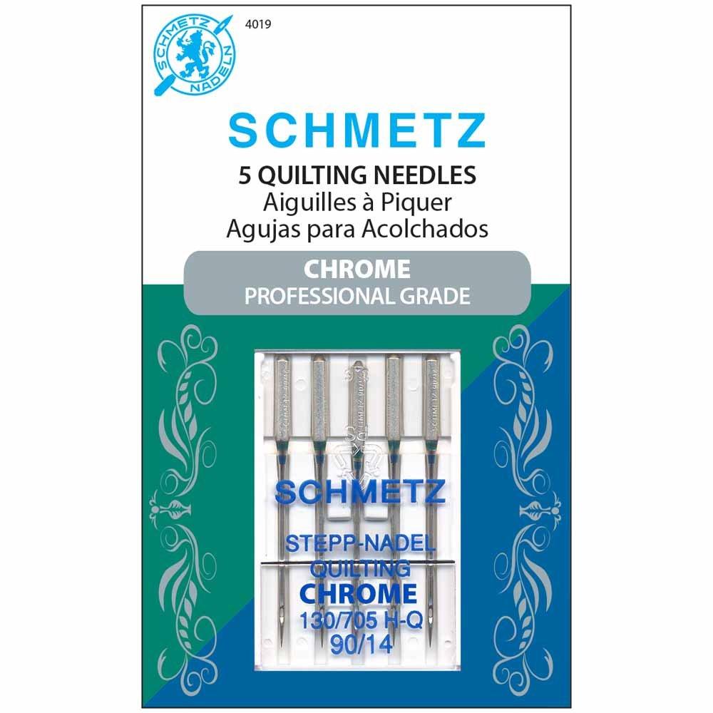 SCHMETZ #4019 Chrome Quilting - 90/14 - paquet de 5