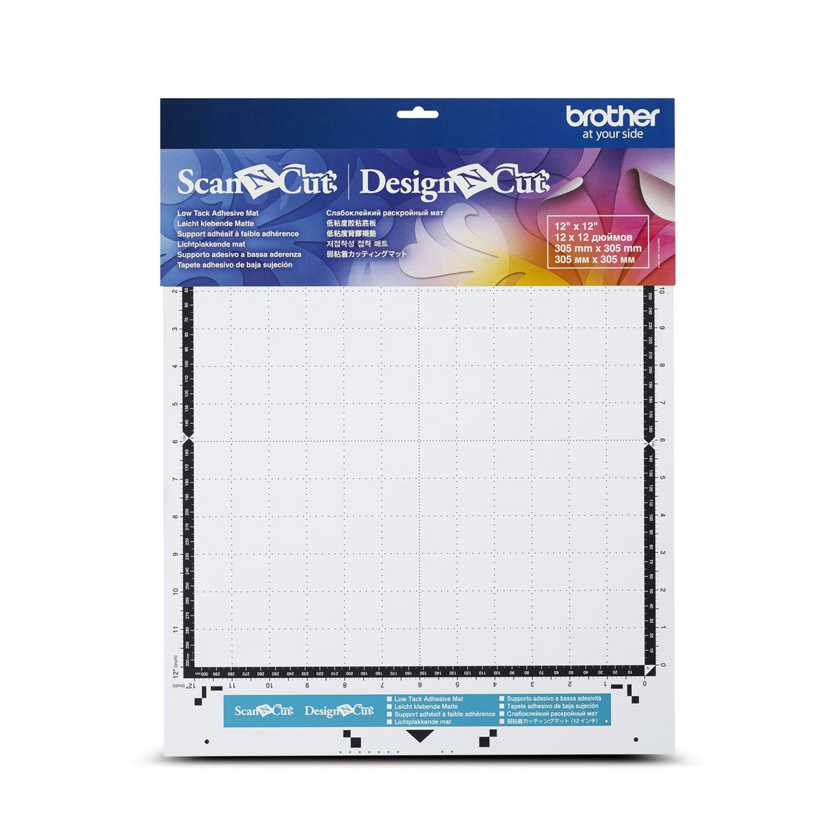Brother - CAMATLOW12 - 12" x 12" Low Tack Adhesive Mat for ScanNCut and DesignNCut