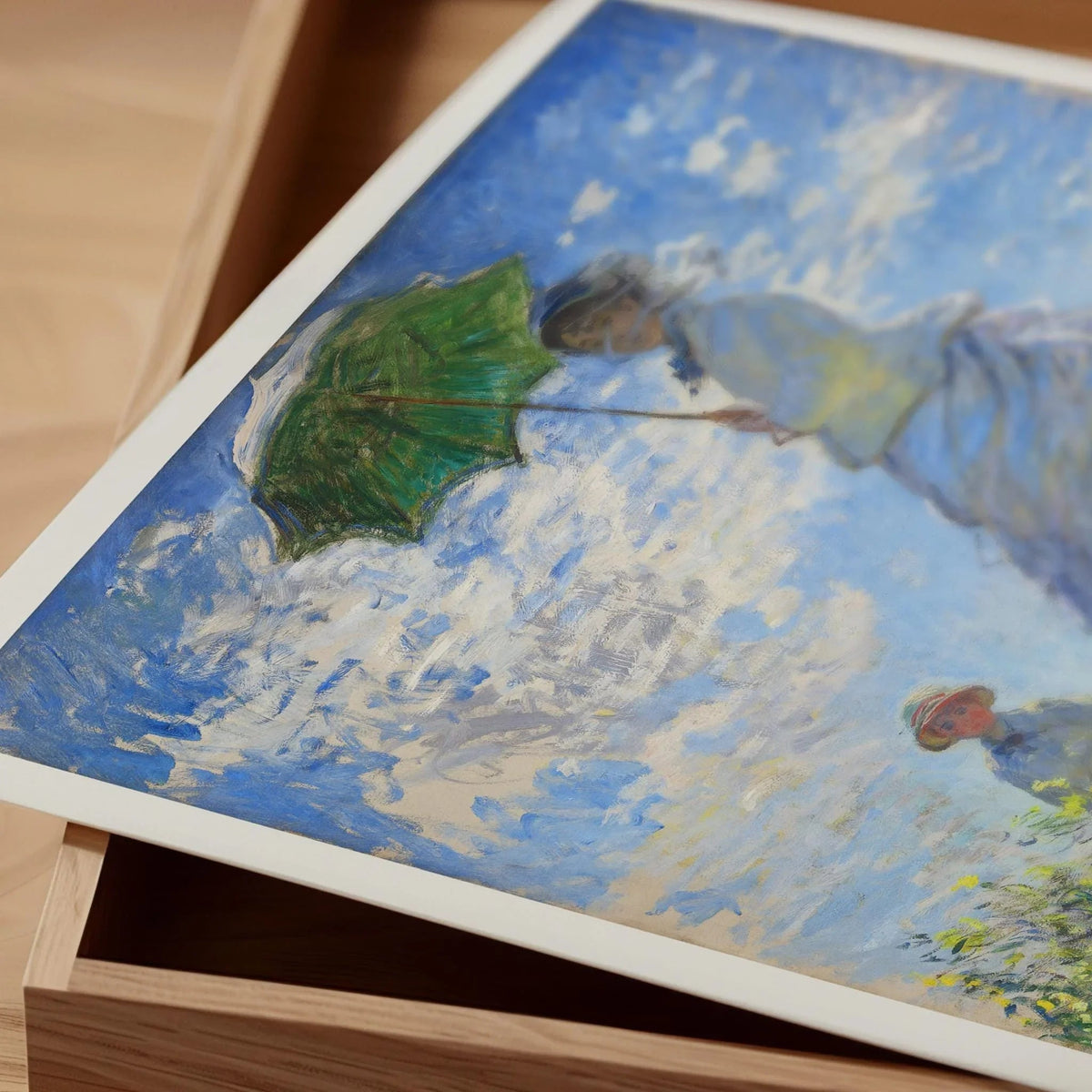 Monet - Madame Monet with Parasol: Giclee Fine Art Print