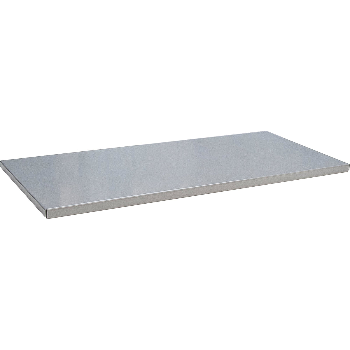 Armoire de rangement à porte profonde - Étagère supplémentaire, 96,5 cm x 43,2 cm, capacité de 227 kg, acier, gris