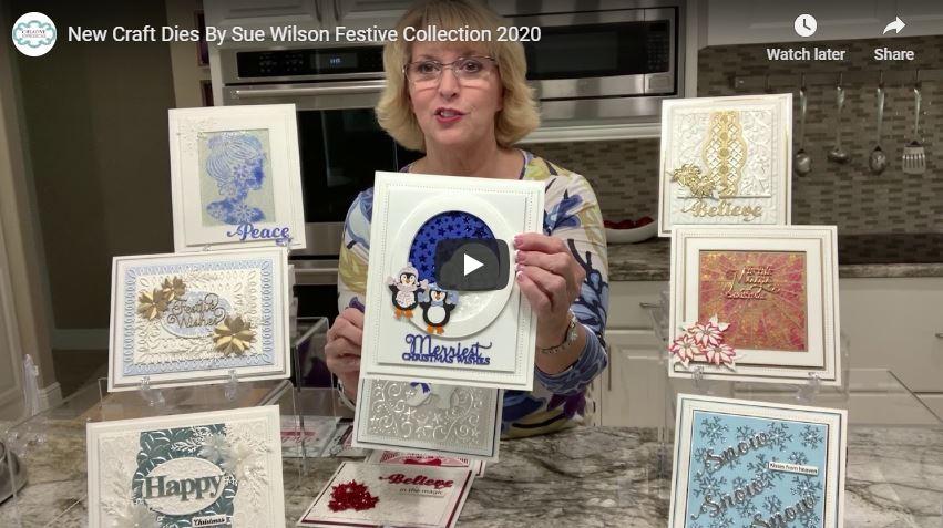 Matrices by Sue Wilson Cadre ajustable Clochettes festives
