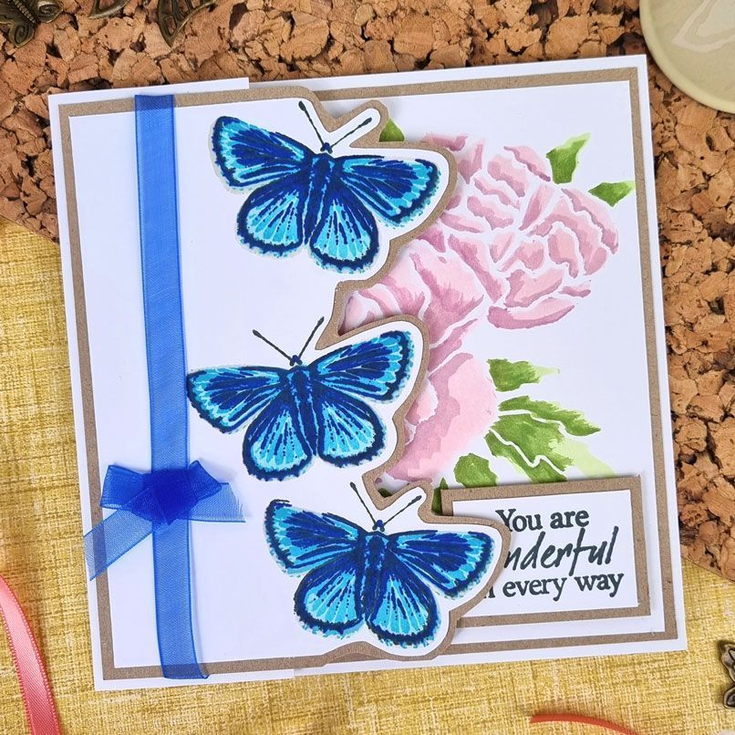 Pour l'amour des timbres - Superposition du papillon Azuré commun