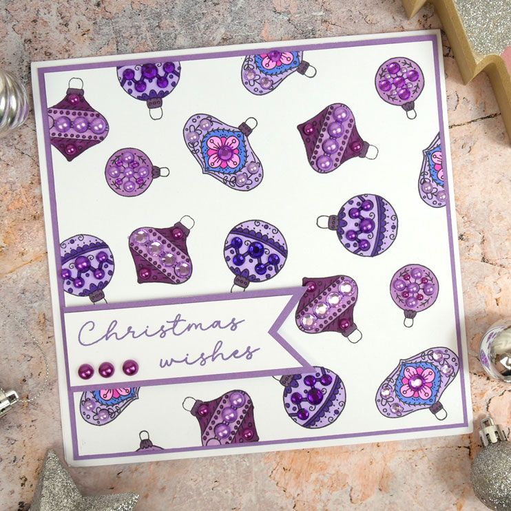 Pour l'amour des timbres - Chaussettes de Noël et boules