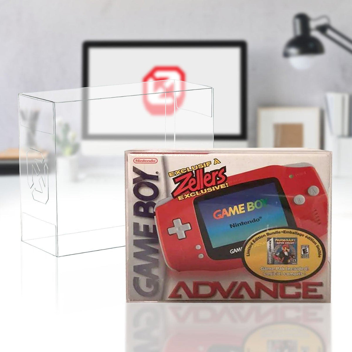 Game Boy Advance GameBoy Advance Console SP Console Box EVORETRO Protector 0.40MM Pack of 1