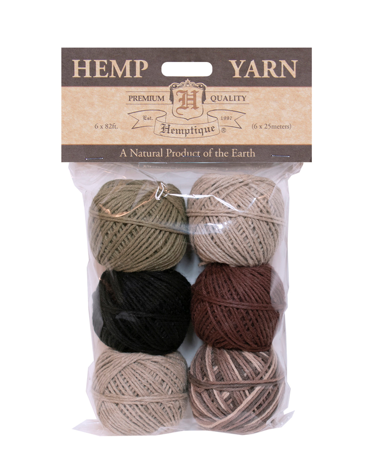 Hemptique Fil de chanvre Bonbons 6X25M