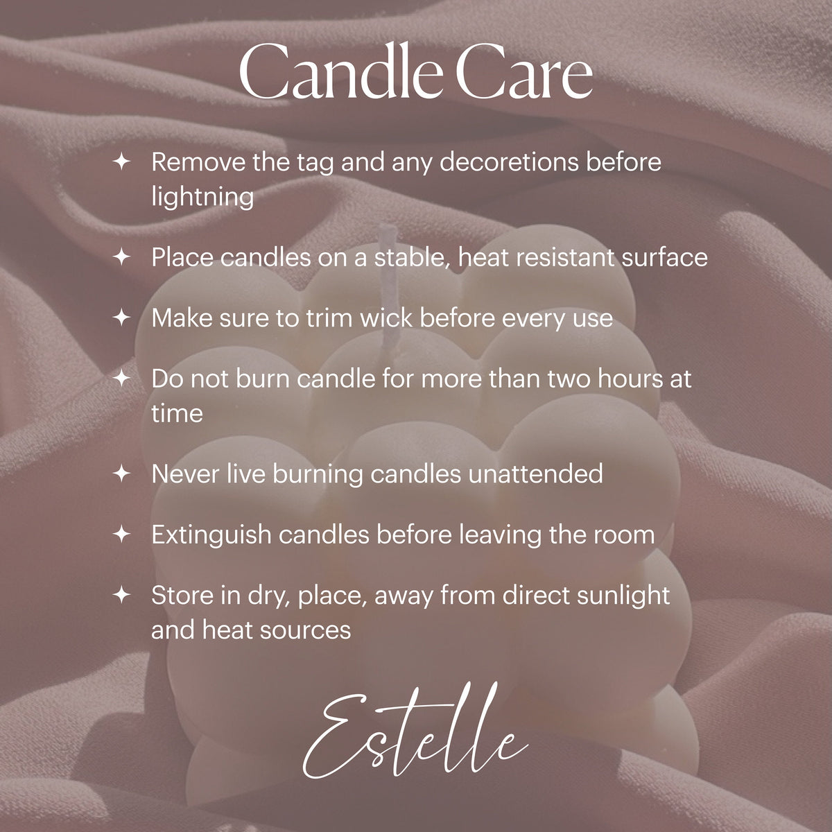 Bougie de soja à motifs tourbillons pour Noël : Décoration de fêtes artisanale