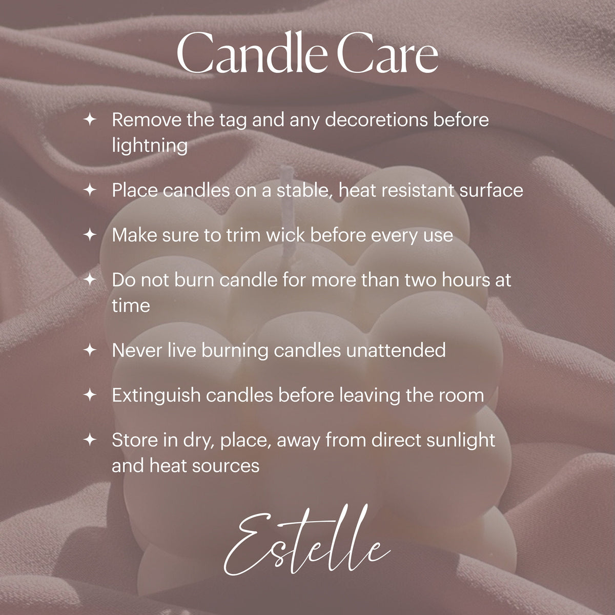 Rose Heart Soy Wax Candle: Handmade Home Decor Gift