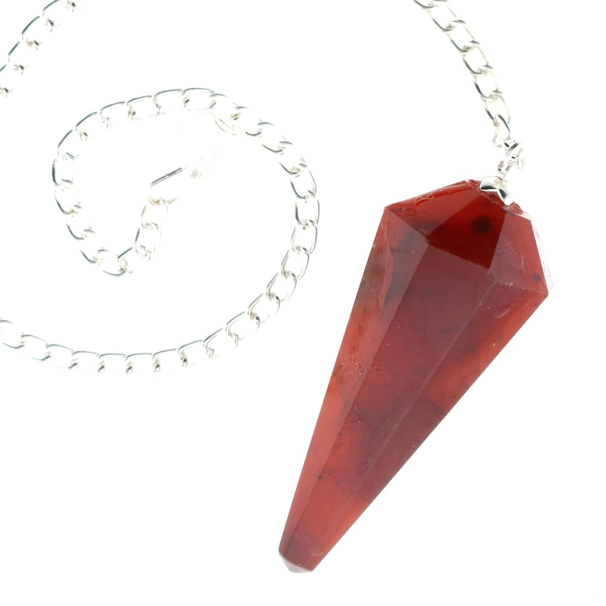 Carnelian Pendulum 6 Facet & Bead - 3 Pack