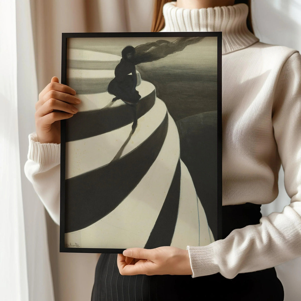 Léon Spilliaert "Vertigo" Art Print: Dark Academia Symbolist Wall Art