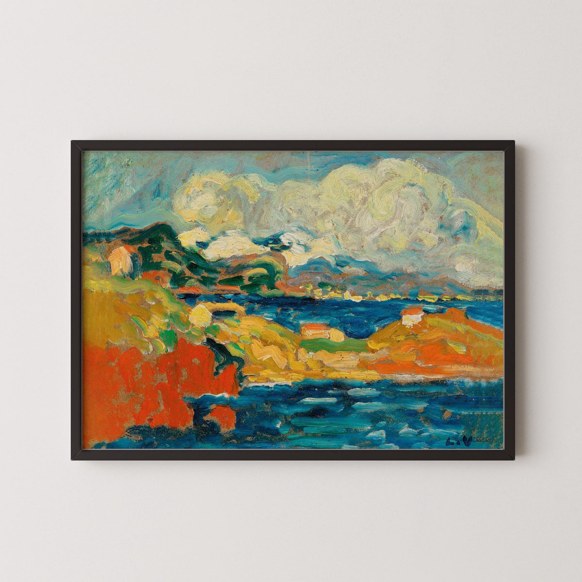 Louis Valtat - Bay at Anthéor Giclee Print: Fauvist Landscape Art