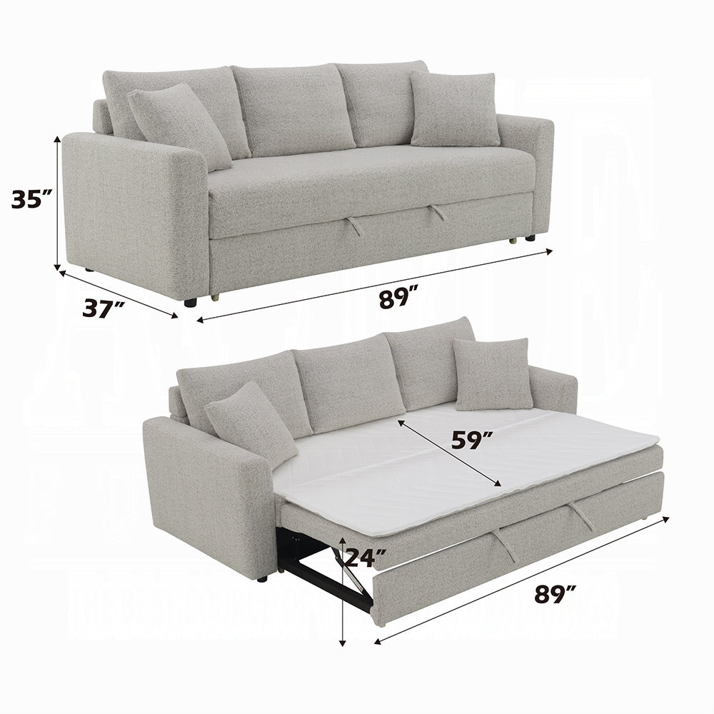 Canapé-lit Bairro Condo Size - Gris