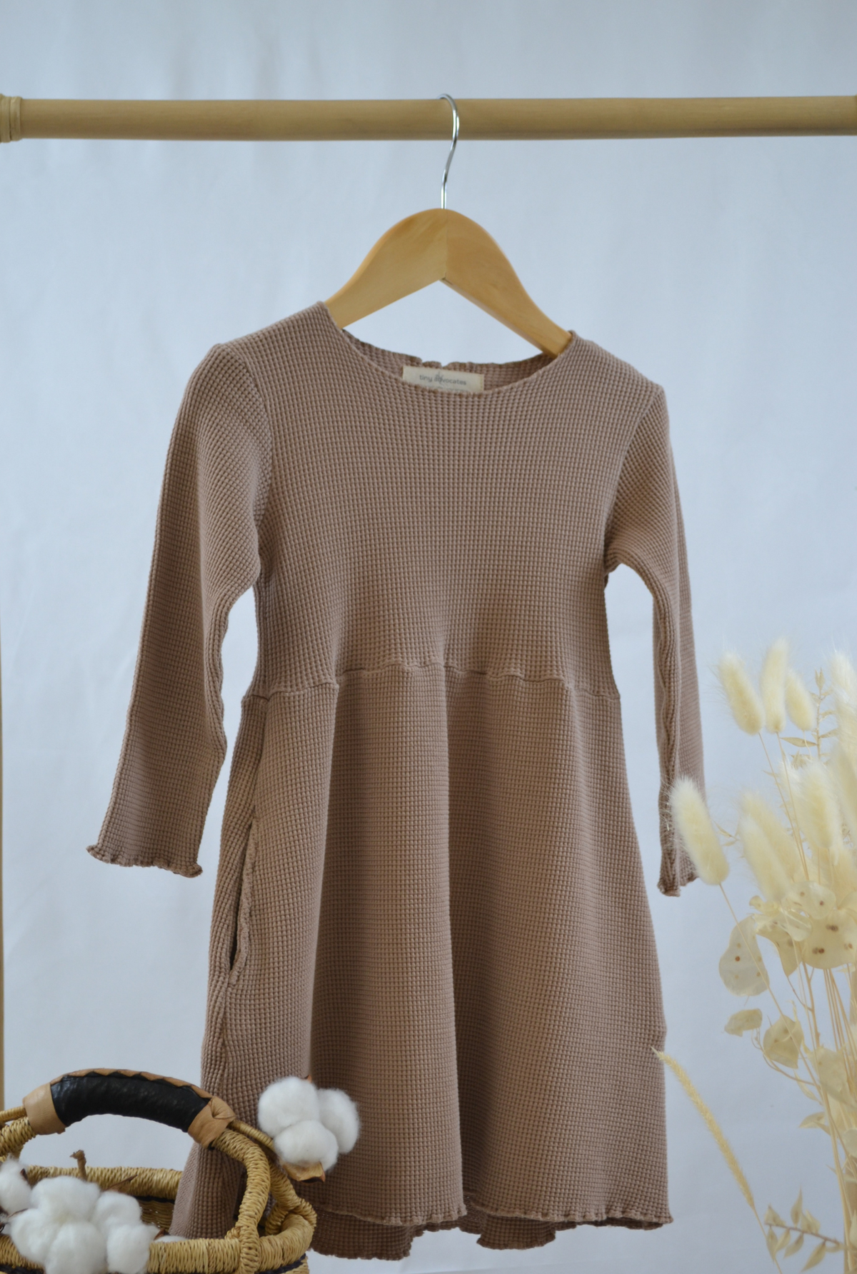 The Play Organic Cotton Dress - OCHRE