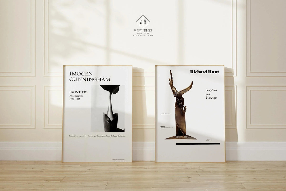 Affiches Imogen Cunningham & Richard Hunt : Impressions d'Art Minimalistes